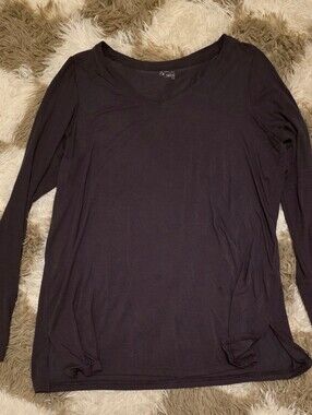 Aerie Offline Long-Sleeve V-Neck Top